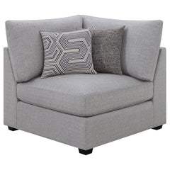Cambria 5-piece Upholstered Modular Sectional Sofa Grey - What&