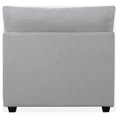 Cambria Upholstered Armless Chair Grey - What&