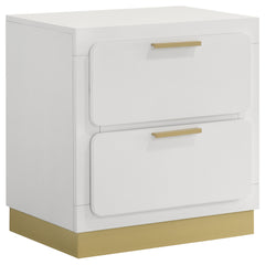 Caraway 2-drawer Nightstand White - What&