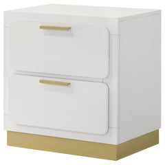 Caraway 2-drawer Nightstand White - What&
