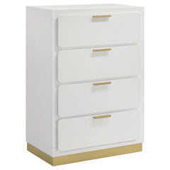 Caraway 4-drawer Bedroom Chest White - What&