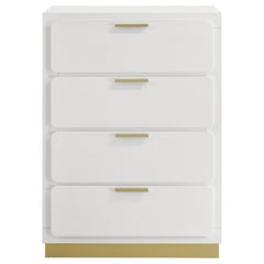 Caraway 4-drawer Bedroom Chest White - What&