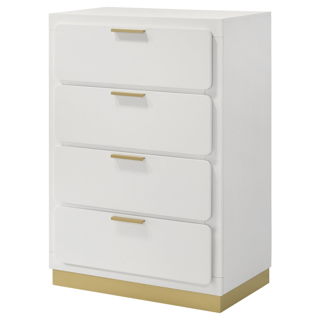 Caraway 4-drawer Bedroom Chest White - What&