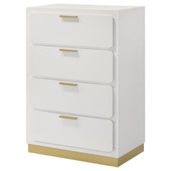 Caraway 4-drawer Bedroom Chest White - What&