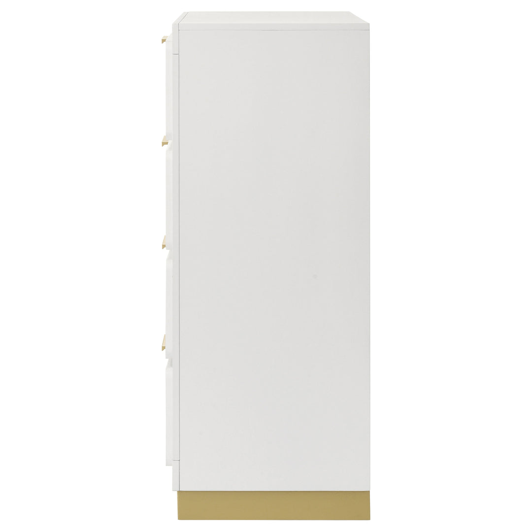 Caraway 4-drawer Bedroom Chest White - What&