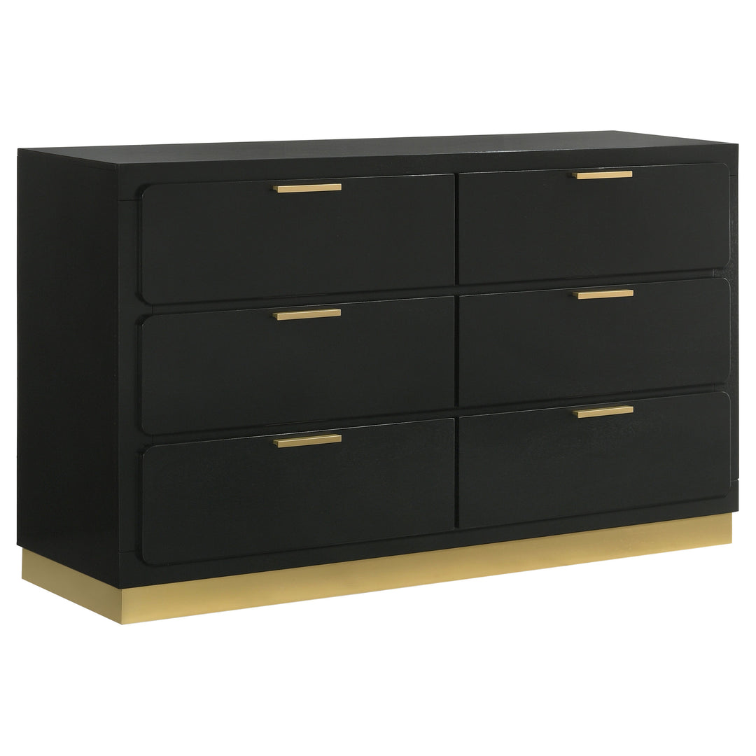 Caraway 6-drawer Dresser Black - What&
