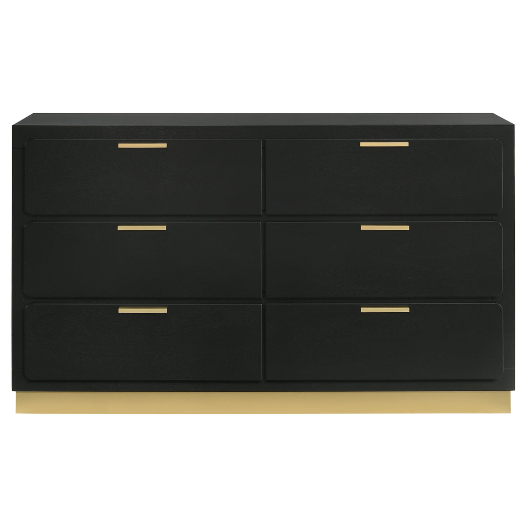 Caraway 6-drawer Dresser Black - What&