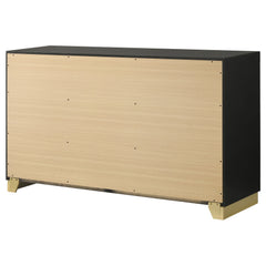 Caraway 6-drawer Dresser Black - What&