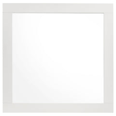 Caraway Dresser Mirror White - What&