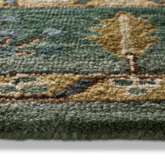 Cardamom Ahava Tufted Rug in tufted detail view - hand-tufted wool rug by Jaipur Living - Whats New Furniture Portland OR