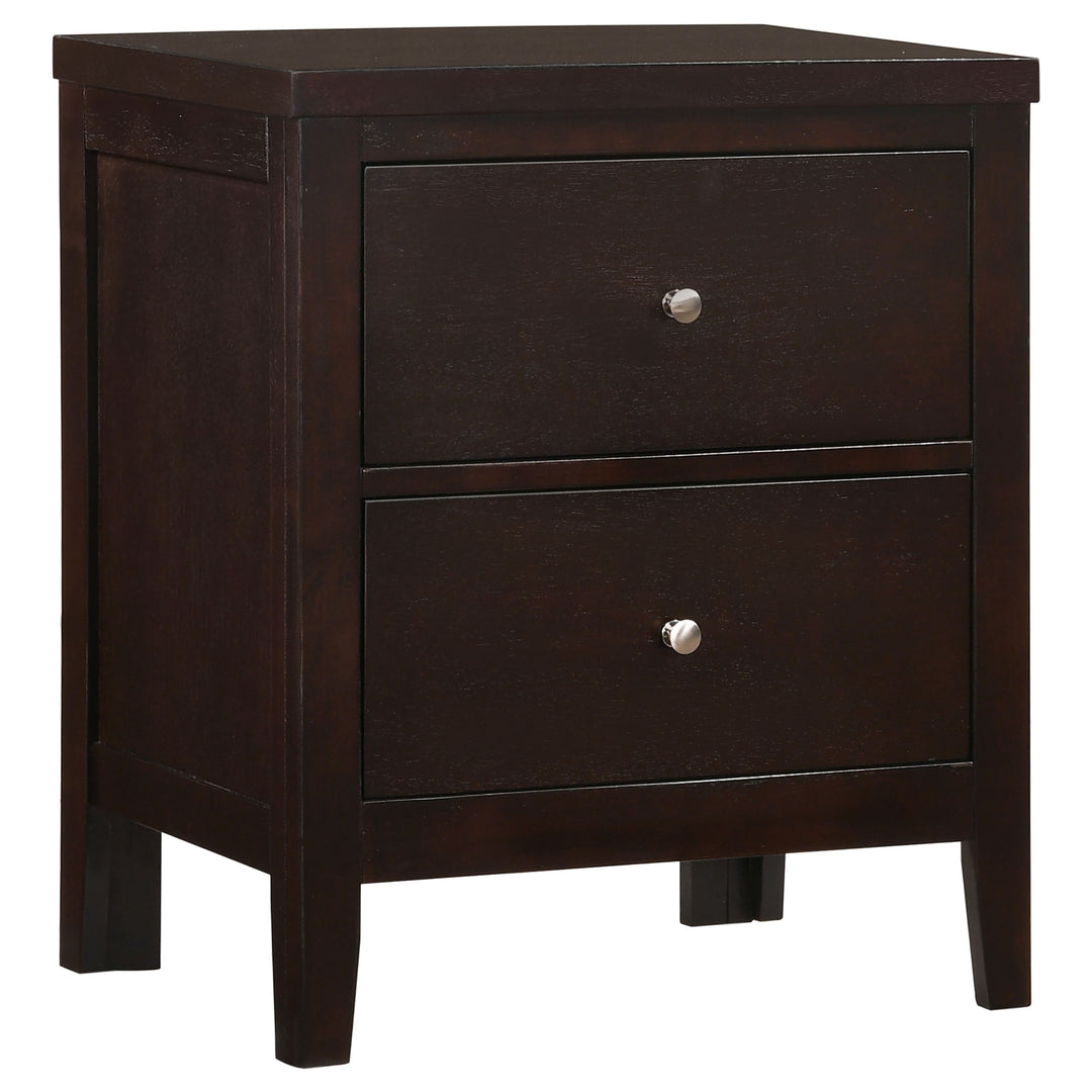Carlton 2-drawer Nightstand Cappuccino - What&