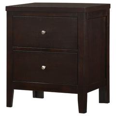Carlton 2-drawer Nightstand Cappuccino - What&