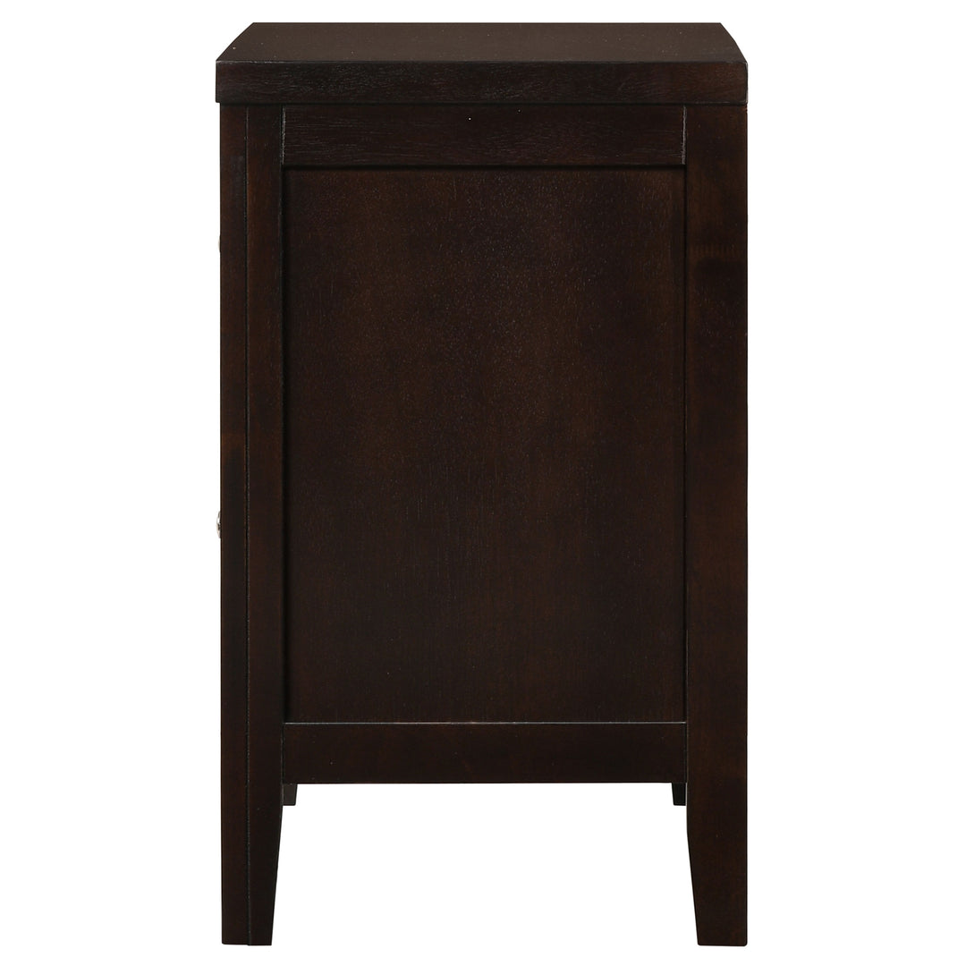 Carlton 2-drawer Nightstand Cappuccino - What&