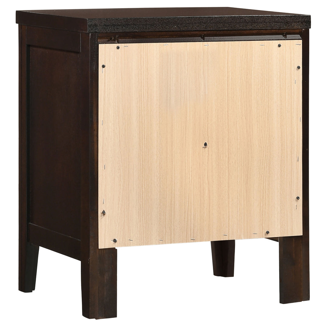 Carlton 2-drawer Nightstand Cappuccino - What&