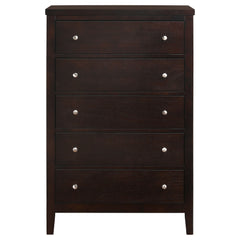 Carlton 5-drawer Bedroom Chest Cappuccino - What&