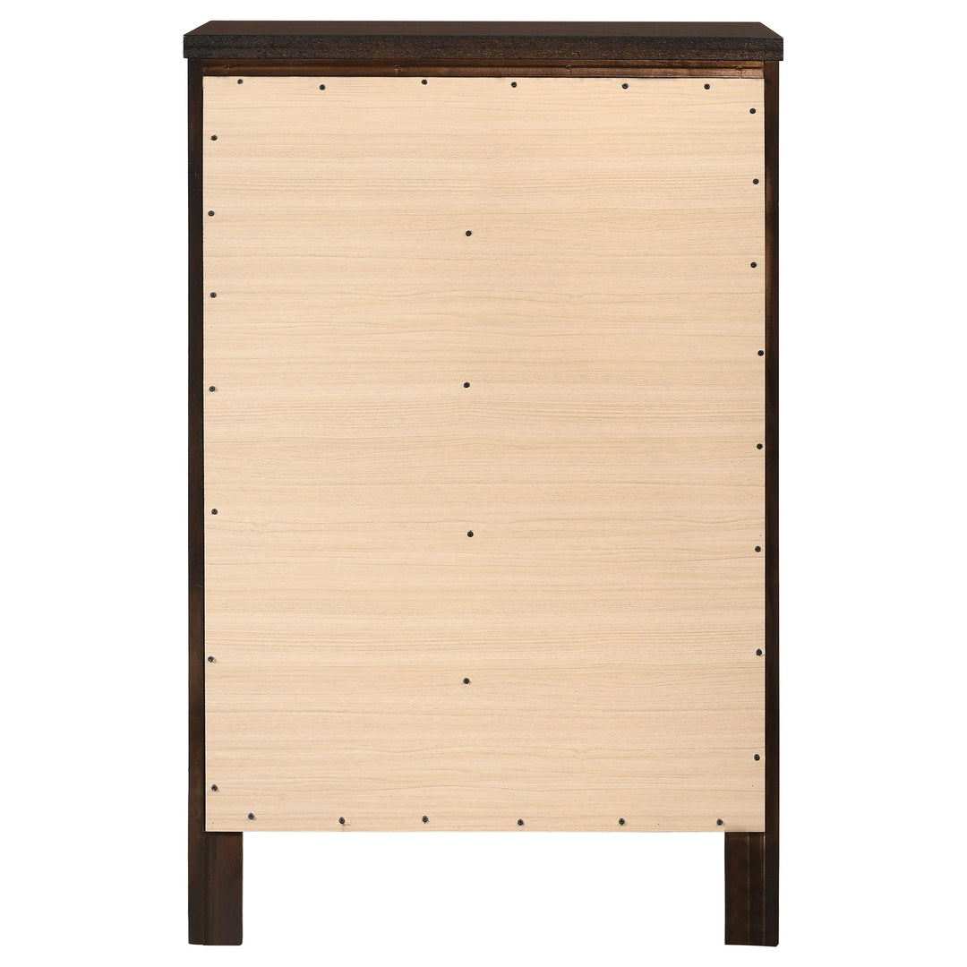 Carlton 5-drawer Bedroom Chest Cappuccino - What&