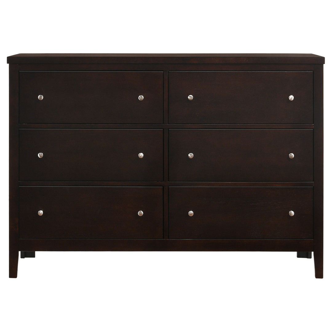 Carlton 6-drawer Dresser Cappuccino - What&
