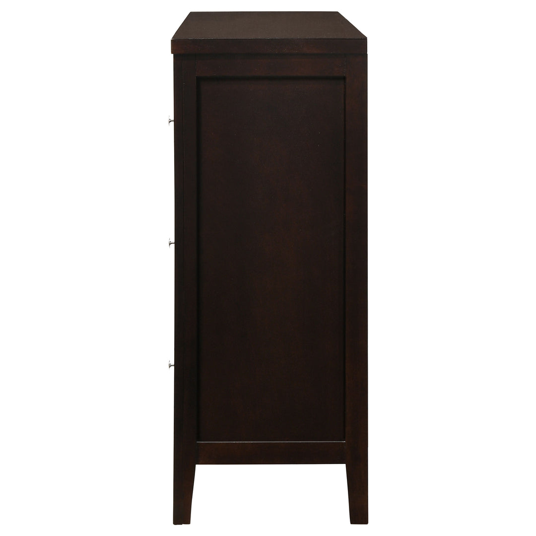 Carlton 6-drawer Dresser Cappuccino - What&