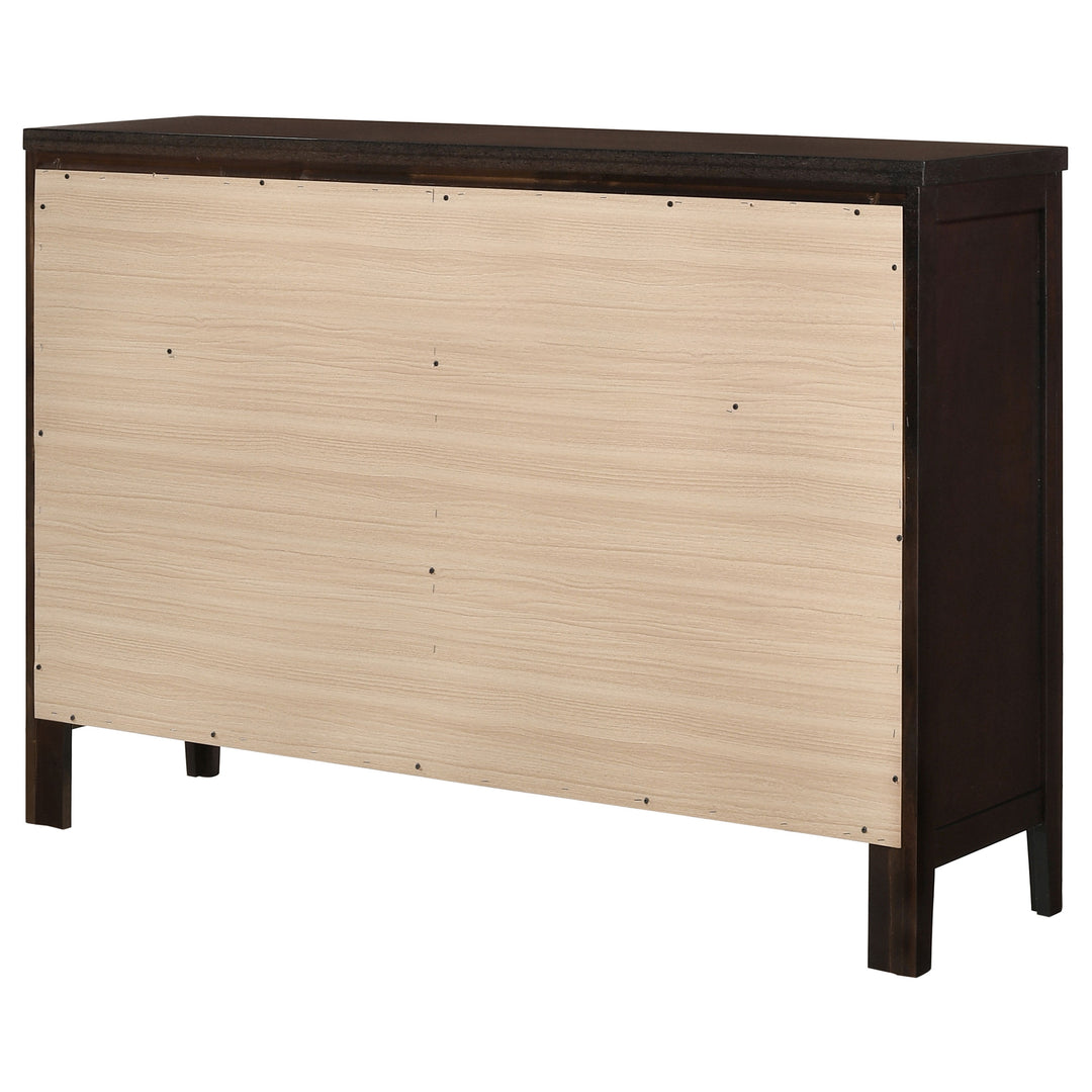 Carlton 6-drawer Dresser Cappuccino - What&