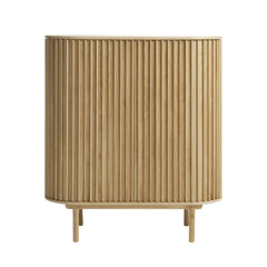 Carno Cabinet in Natural Oak front view - cabinet by Unique Furniture - Whats New Furniture Portland OR