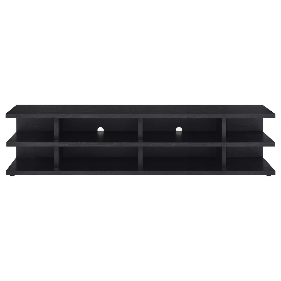 Cartmill 78-inch 2-tier TV Stand Media Console Black - What&