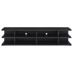 Cartmill 78-inch 2-tier TV Stand Media Console Black - What&
