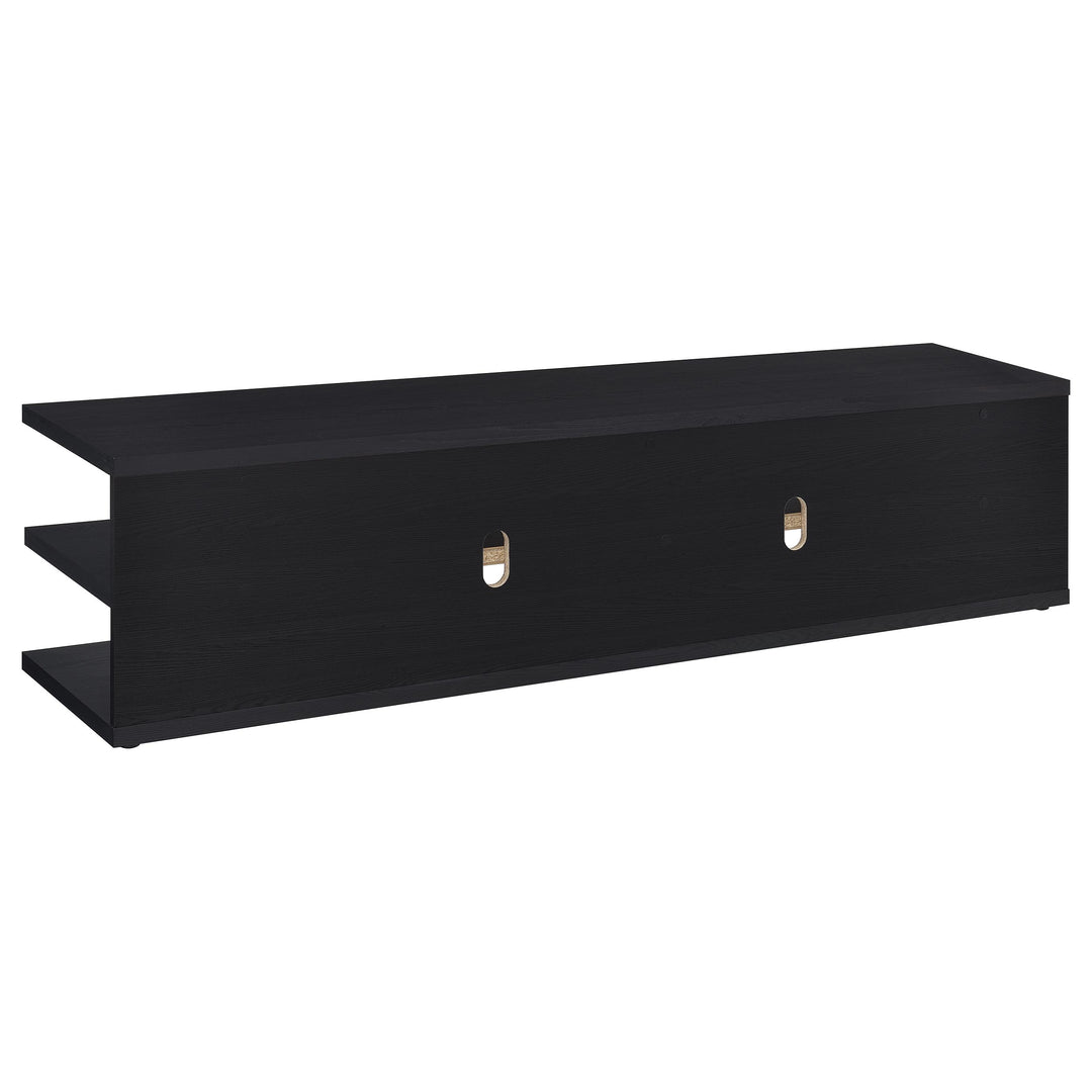 Cartmill 78-inch 2-tier TV Stand Media Console Black - What&