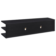 Cartmill 78-inch 2-tier TV Stand Media Console Black - What&