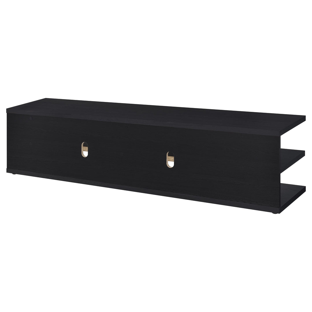 Cartmill 78-inch 2-tier TV Stand Media Console Black - What&
