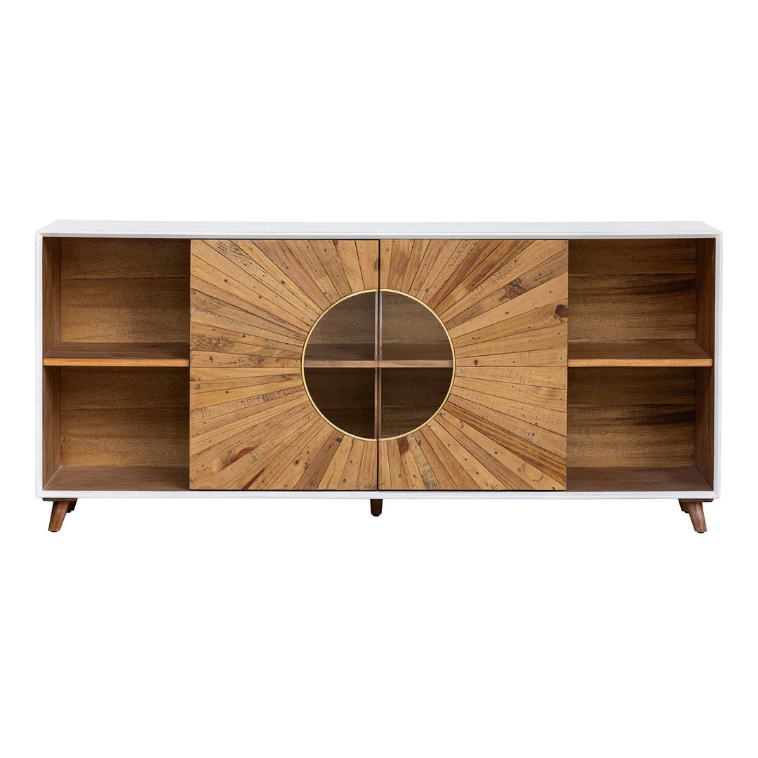 Casablanca Sideboard in Rustic Natural White - reclaimed wood sideboard by LH Imports - Whats New Furniture Portland OR