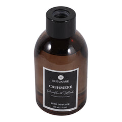 Cashmere Vanilla &amp; Musk Reed Diffuser, 150 ml bottle close up - reed diffuser by Elevarre by Sagebrook Home - Whats New Furniture Portland OR