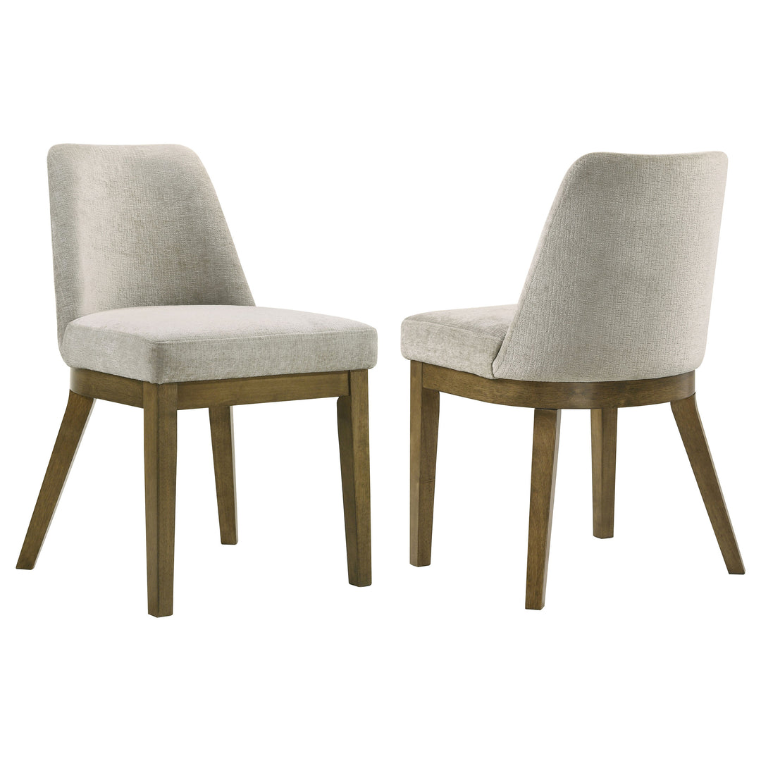Castlewood Upholstered Side Chair Light Tan (Set of 2) - What&