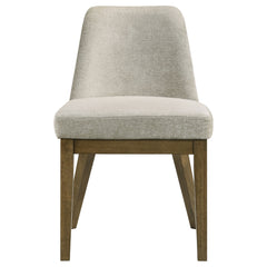 Castlewood Upholstered Side Chair Light Tan (Set of 2) - What&