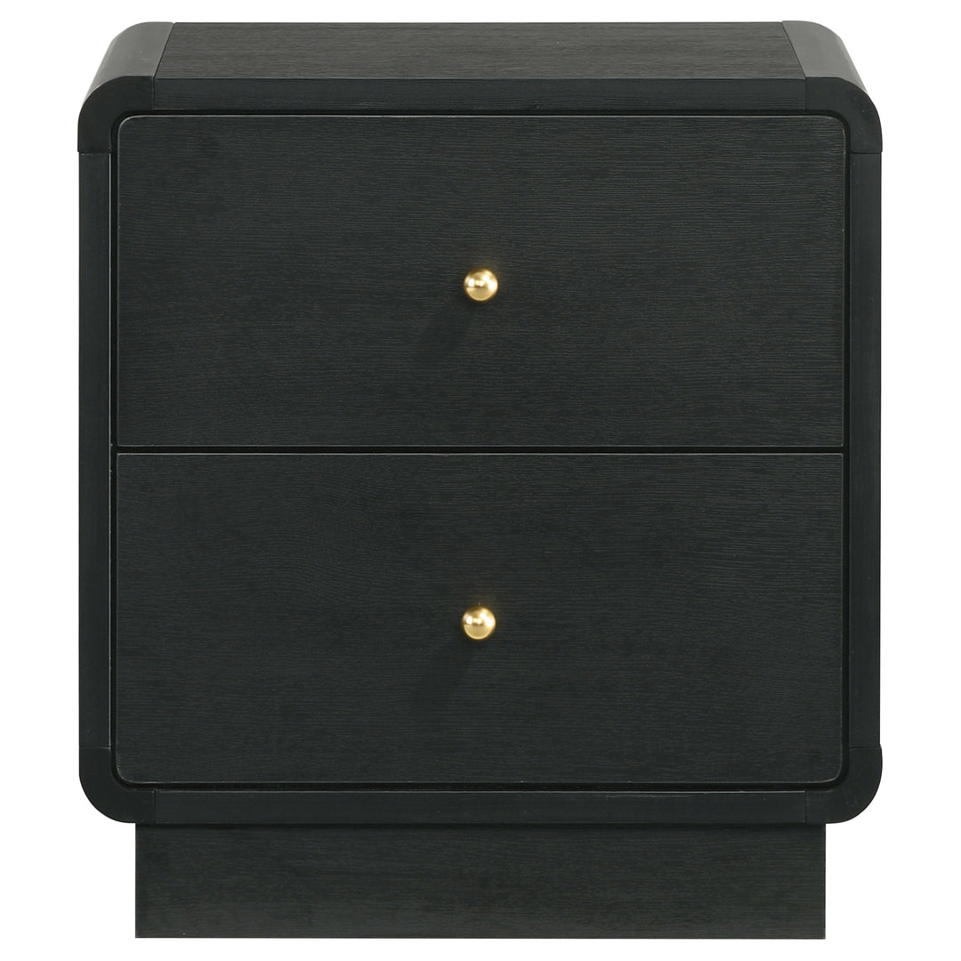 Cavelle 2-drawer Nightstand Bedside Table Black - What&