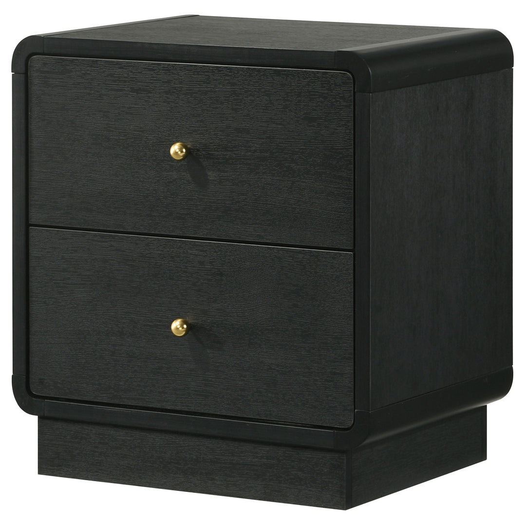Cavelle 2-drawer Nightstand Bedside Table Black - What&
