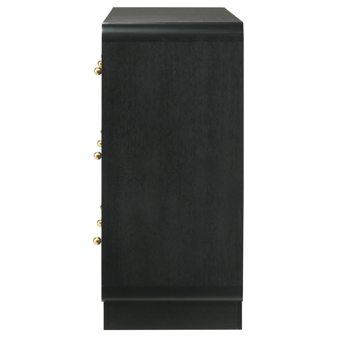 Cavelle 6-drawer Dresser Cabinet Black - What&