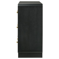 Cavelle 6-drawer Dresser Cabinet Black - What&