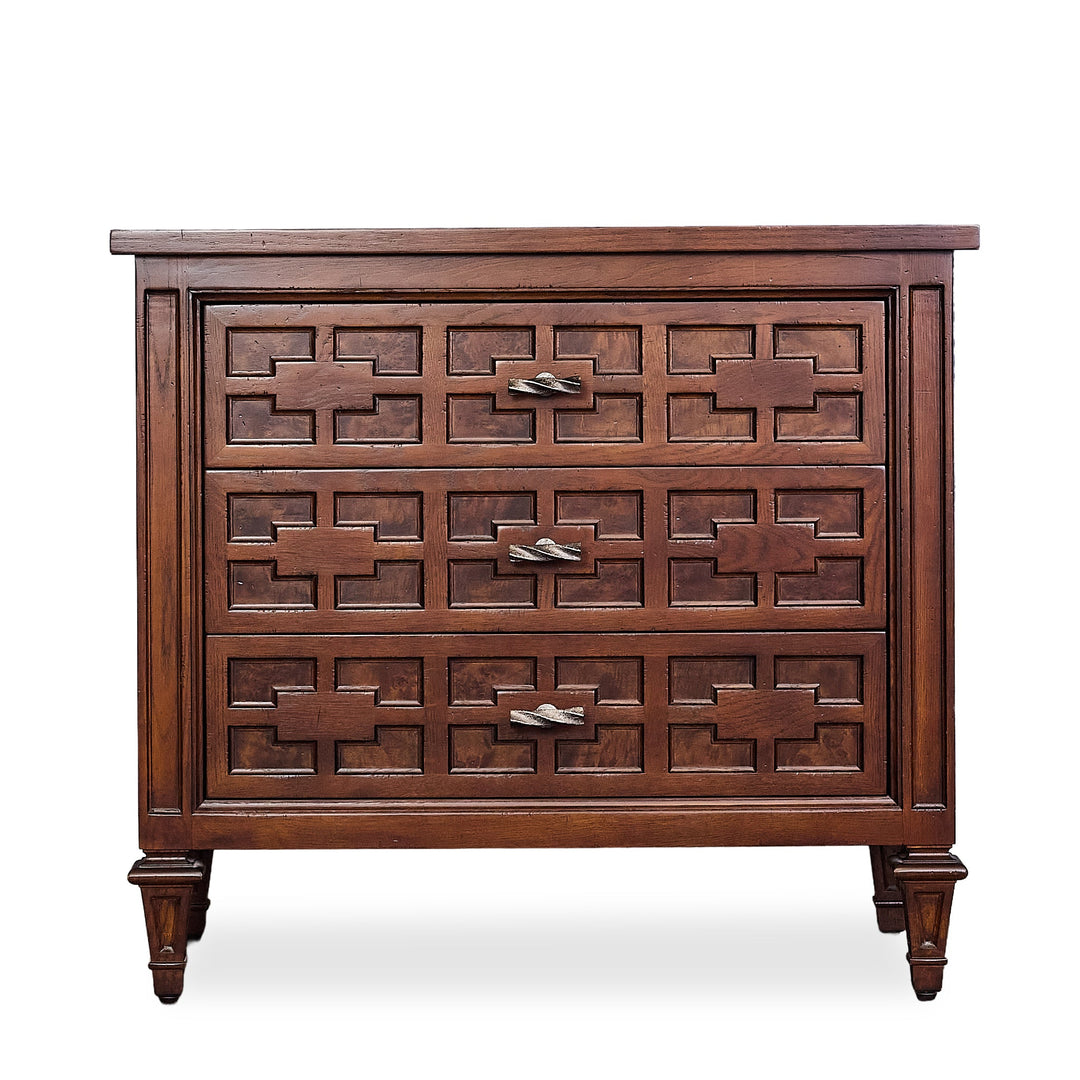 Vintage Detailed 3 Drawer Chest - Whats New Furniture - Portland, Oregon