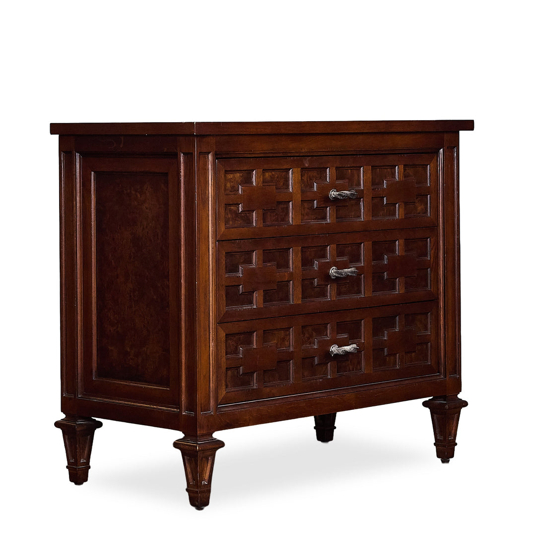 Vintage Detailed 3 Drawer Chest - What&