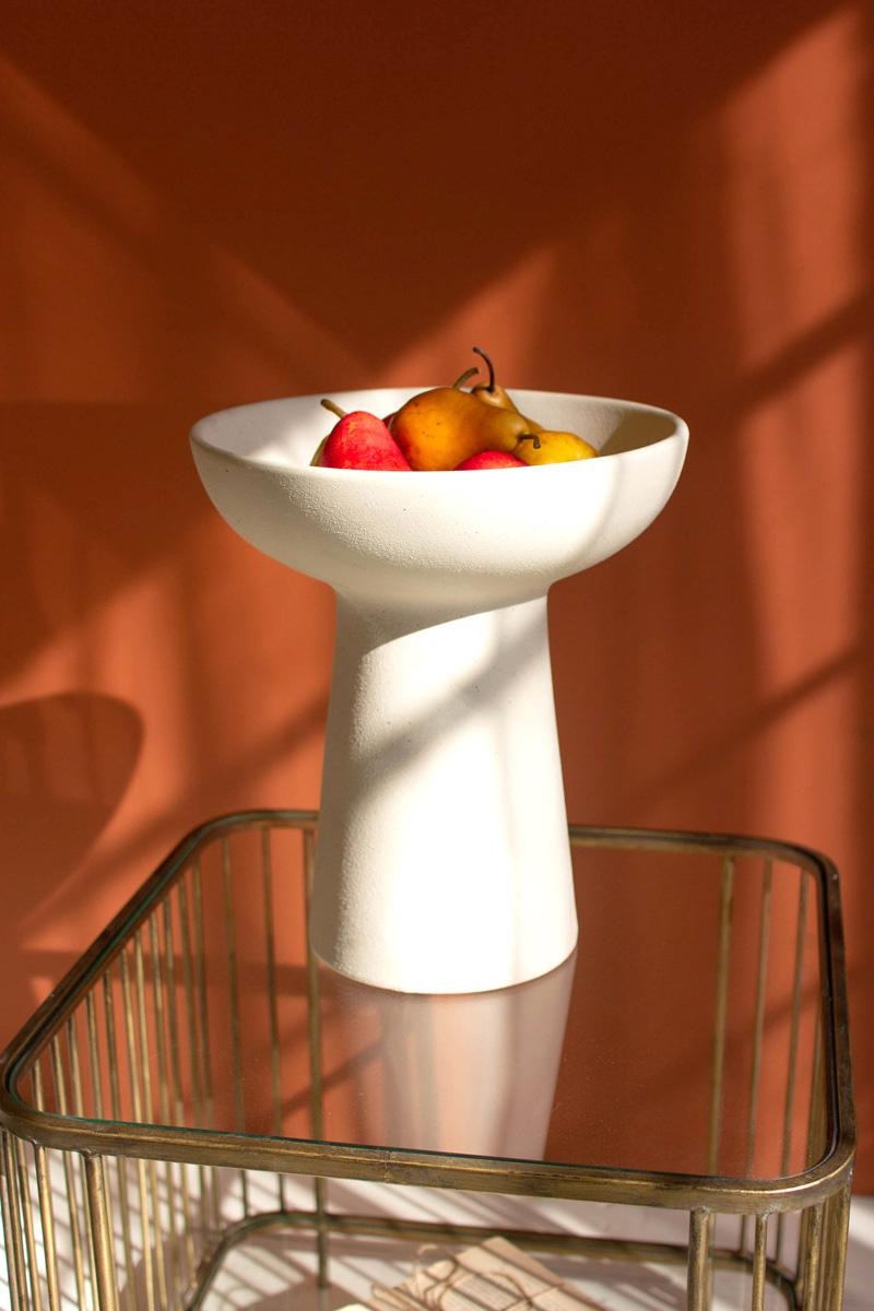 Ceramic Compote / Tall by Kalalou - alternate product view 4