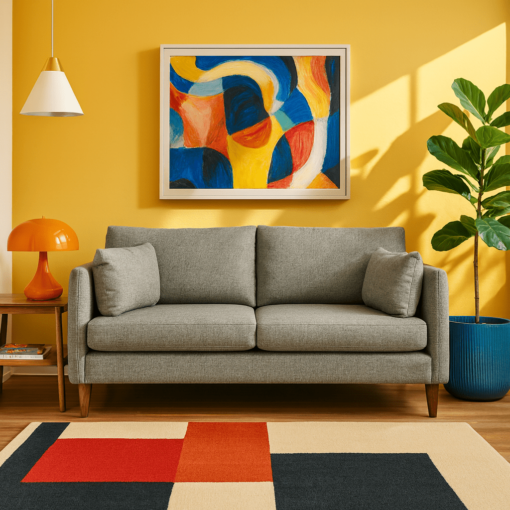 Charcoal Loveseat detail view 4 - Whats New Furniture - Portland, Oregon