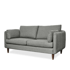 Charcoal Loveseat detail view - Whats New Furniture - Portland, Oregon