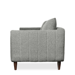 Charcoal Loveseat detail view 2 - Whats New Furniture - Portland, Oregon