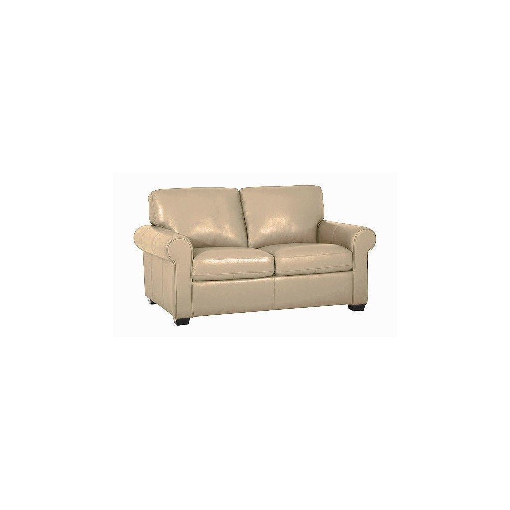 Italian Leather Loveseat - Whats New Furniture - Portland, Oregon