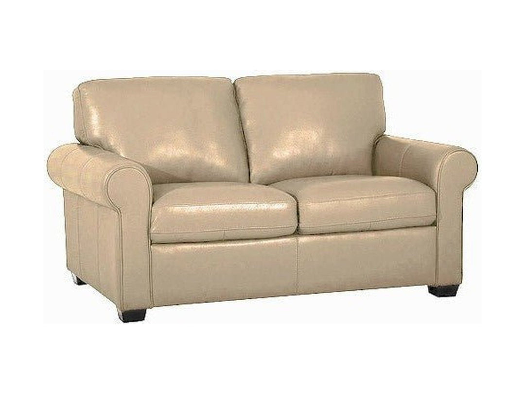 Italian Leather Loveseat - Whats New Furniture - Portland, Oregon