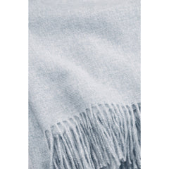 Chelsea Oversized Throw in Light Blue - fabric detail studio view - Throw Blanket by Pom Pom at Home - Whats New Furniture Portland OR