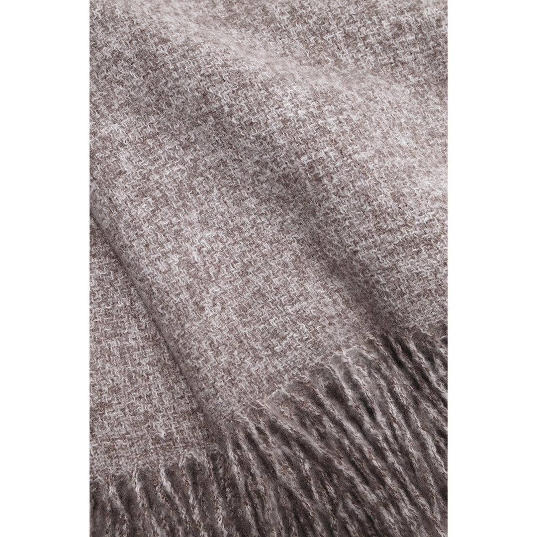 Chelsea Oversized Throw in Mushroom - fabric detail studio view - Throw Blanket by Pom Pom at Home - Whats New Furniture Portland OR