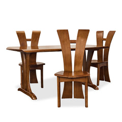 Dining Table w/6 Chairs detail view 10 - Whats New Furniture - Portland, Oregon