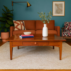 Cherrywood Coffee Table detail view - Whats New Furniture - Portland, Oregon