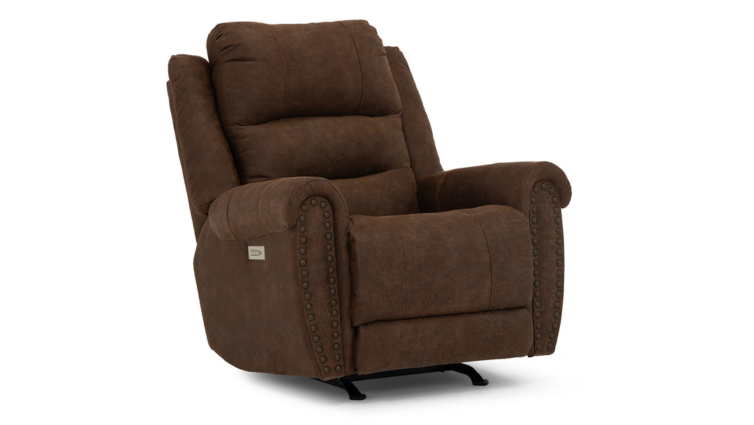 Matching Chinook recliner chair — available with the Chinook reclining sofa